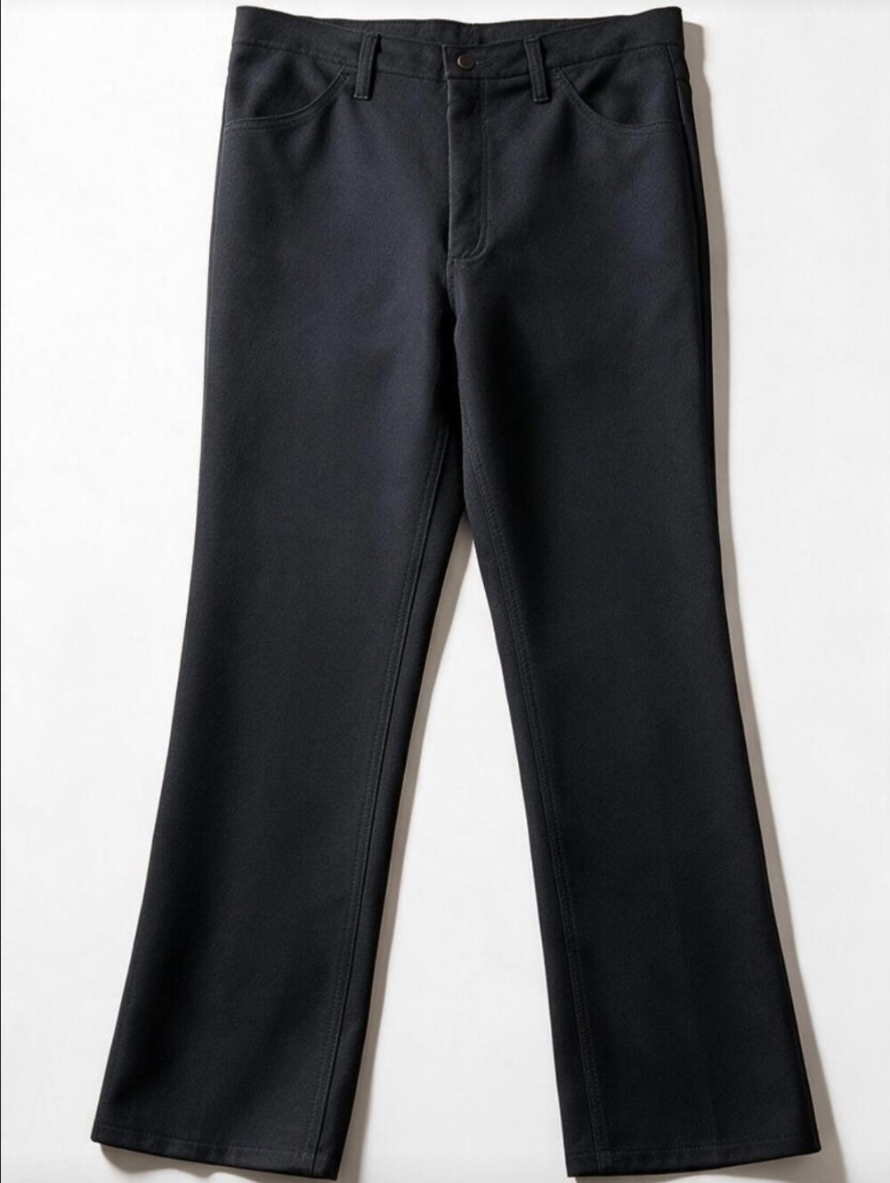 Wrangler Mens 82BK Charcoal Black Polyester Wranchler Dress Jeans Pants 36x32